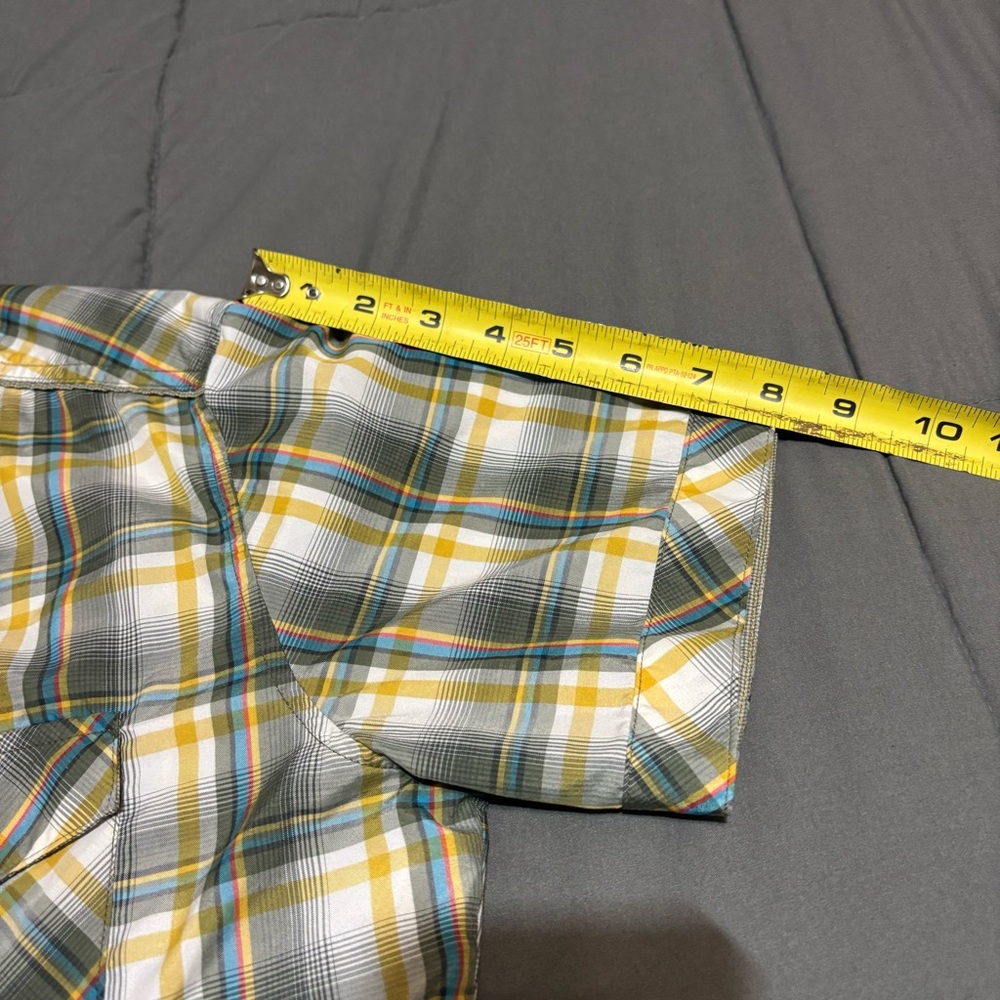 Kuhl Ion X Men's Pearl Sanp Plaid Short Sleeve Western Outdoor button‎ Shirt - S - Picture 6 of 12